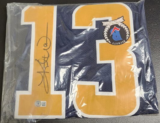 Signed Kurt Warner Jersey (Beckett Authenticated)